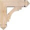 Ekena Millwork Merced Arts and Crafts Smooth Bracket w/ Offset Brace, Douglas Fir, 5 1/2"W x 16"D x 16"H BKT0604X16X16MRC03SDF - alternate 3